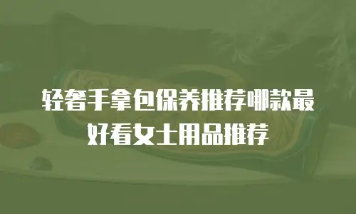 轻奢手拿包保养推荐哪款最好看女士用品推荐