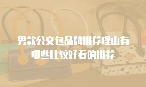 男款公文包品牌推荐理由有哪些比较好看的推荐