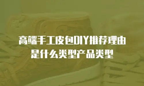 高端手工皮包DIY推荐理由是什么类型产品类型