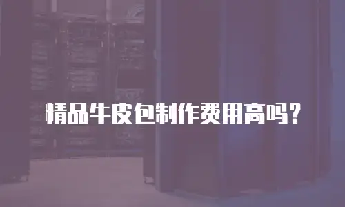 精品牛皮包制作费用高吗？