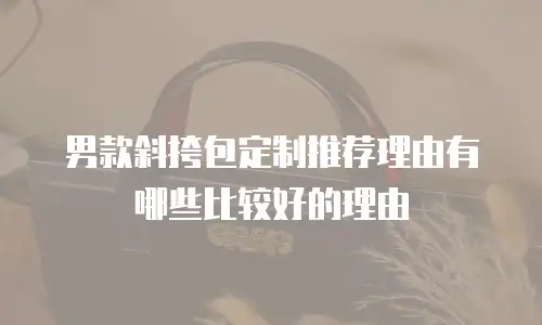 男款斜挎包定制推荐理由有哪些比较好的理由