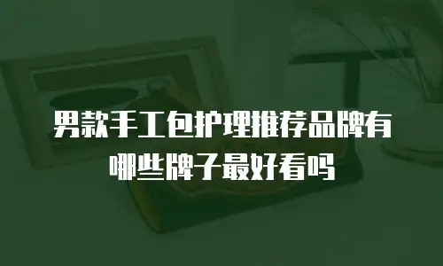 男款手工包护理推荐品牌有哪些牌子最好看吗