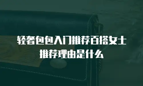 轻奢包包入门推荐百搭女士推荐理由是什么