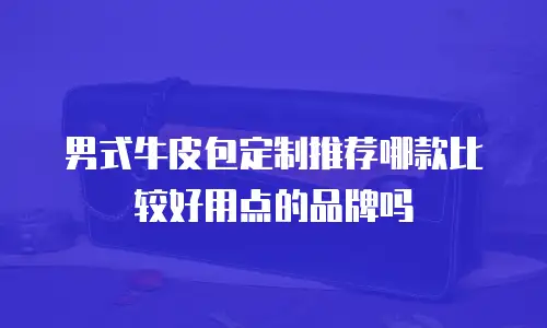 男式牛皮包定制推荐哪款比较好用点的品牌吗