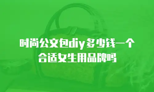 时尚公文包diy多少钱一个合适女生用品牌吗