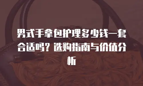 男式手拿包护理多少钱一套合适吗？选购指南与价值分析