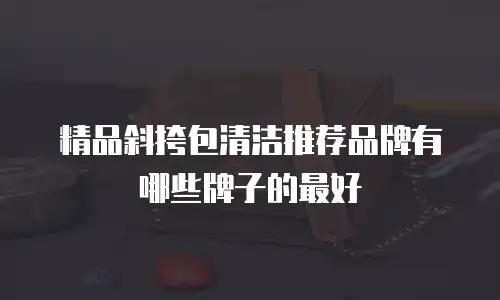 精品斜挎包清洁推荐品牌有哪些牌子的最好