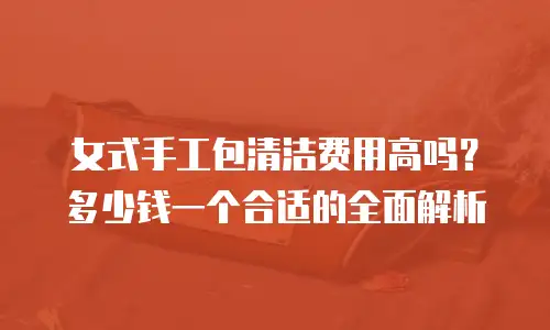 女式手工包清洁费用高吗？多少钱一个合适的全面解析