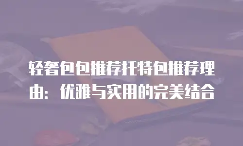 轻奢包包推荐托特包推荐理由：优雅与实用的完美结合