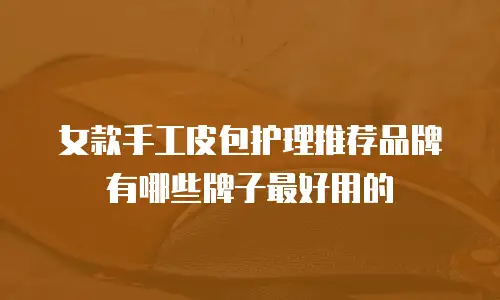 女款手工皮包护理推荐品牌有哪些牌子最好用的