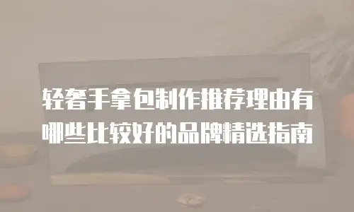 轻奢手拿包制作推荐理由有哪些比较好的品牌精选指南
