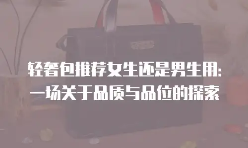 轻奢包推荐女生还是男生用：一场关于品质与品位的探索