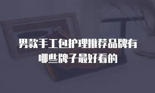 男款手工包护理推荐品牌有哪些牌子最好看的
