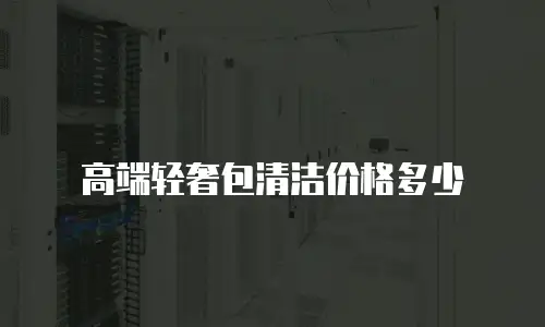 高端轻奢包清洁价格多少