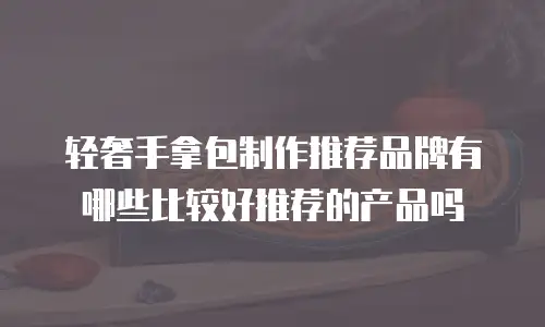 轻奢手拿包制作推荐品牌有哪些比较好推荐的产品吗