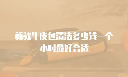 新款牛皮包清洁多少钱一个小时最好合适