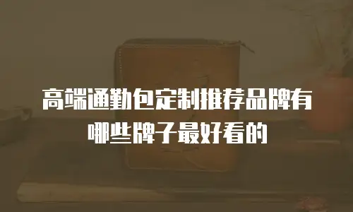 高端通勤包定制推荐品牌有哪些牌子最好看的