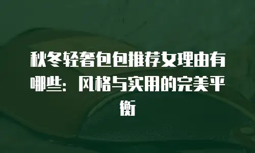 秋冬轻奢包包推荐女理由有哪些：风格与实用的完美平衡