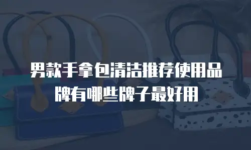男款手拿包清洁推荐使用品牌有哪些牌子最好用