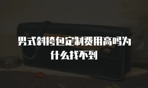 男式斜挎包定制费用高吗为什么找不到