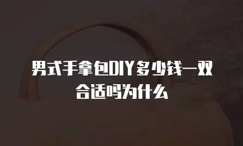 男式手拿包DIY多少钱一双合适吗为什么