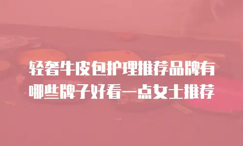 轻奢牛皮包护理推荐品牌有哪些牌子好看一点女士推荐