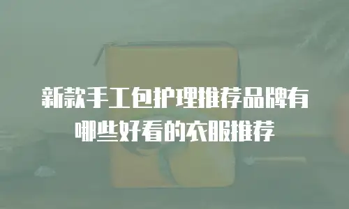 新款手工包护理推荐品牌有哪些好看的衣服推荐