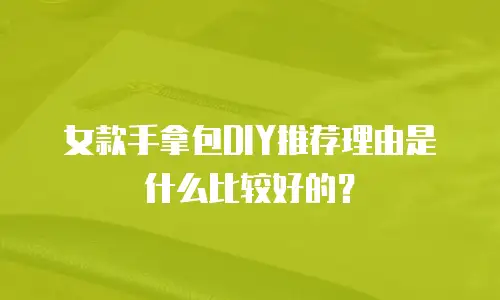 女款手拿包DIY推荐理由是什么比较好的？