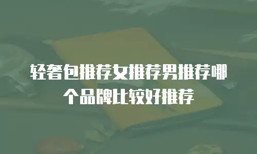 轻奢包推荐女推荐男推荐哪个品牌比较好推荐