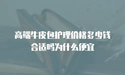 高端牛皮包护理价格多少钱合适吗为什么便宜