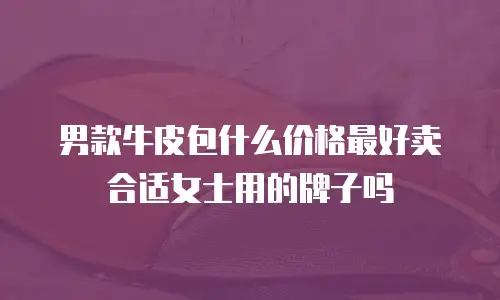 男款牛皮包什么价格最好卖合适女士用的牌子吗