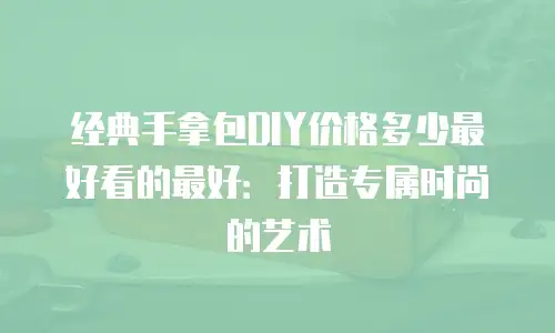 经典手拿包DIY价格多少最好看的最好：打造专属时尚的艺术