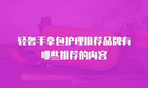 轻奢手拿包护理推荐品牌有哪些推荐的内容