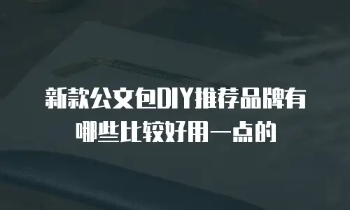 新款公文包DIY推荐品牌有哪些比较好用一点的