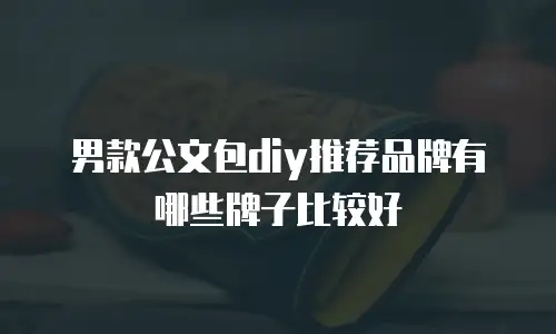 男款公文包diy推荐品牌有哪些牌子比较好