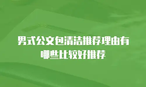 男式公文包清洁推荐理由有哪些比较好推荐
