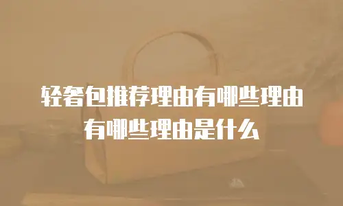 轻奢包推荐理由有哪些理由有哪些理由是什么