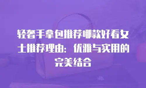 轻奢手拿包推荐哪款好看女士推荐理由：优雅与实用的完美结合