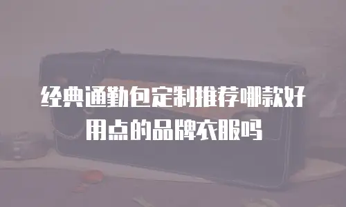 经典通勤包定制推荐哪款好用点的品牌衣服吗