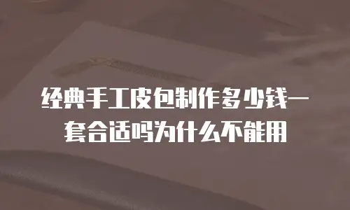 经典手工皮包制作多少钱一套合适吗为什么不能用