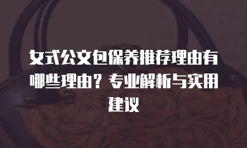 女式公文包保养推荐理由有哪些理由？专业解析与实用建议
