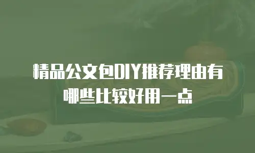 精品公文包DIY推荐理由有哪些比较好用一点