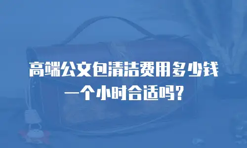 高端公文包清洁费用多少钱一个小时合适吗？