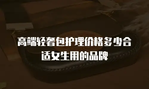 高端轻奢包护理价格多少合适女生用的品牌