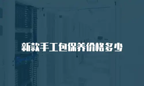 新款手工包保养价格多少