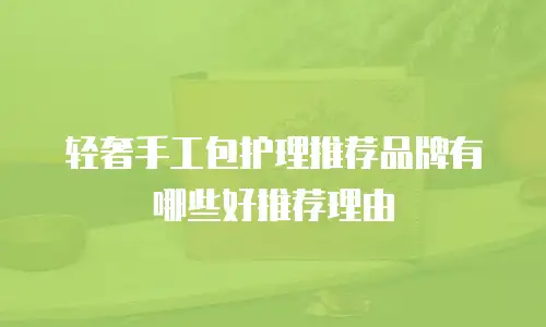 轻奢手工包护理推荐品牌有哪些好推荐理由
