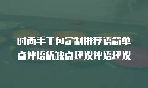 时尚手工包定制推荐语简单点评语优缺点建议评语建议