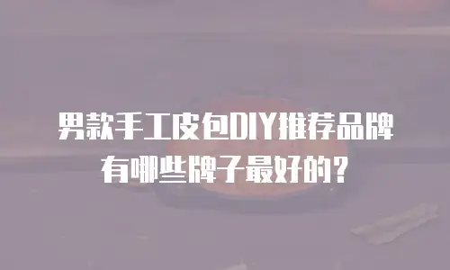 男款手工皮包DIY推荐品牌有哪些牌子最好的？