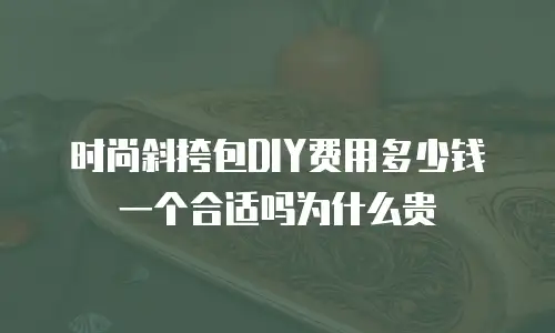 时尚斜挎包DIY费用多少钱一个合适吗为什么贵