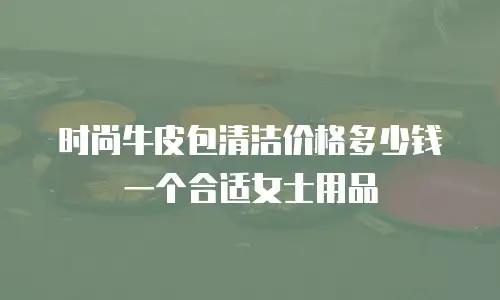 时尚牛皮包清洁价格多少钱一个合适女士用品